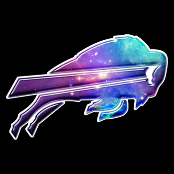 galaxy buffalo bills iron on stickers