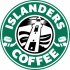 new york islanders starbucks coffee logo iron on transfer