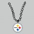 Pittsburgh Steelers necklace logo iron on transfer