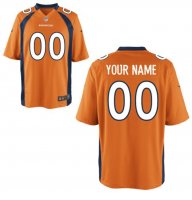 Denver Broncos Custom Letter and Number Kits For New Orange Jersey