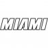 Miami Heat Script Logo  Decals Stickers version 2