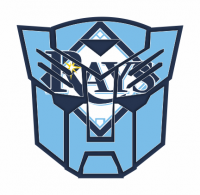 Autobots Tampa Bay Rays logo decal sticker