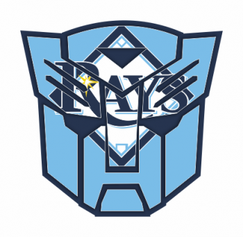 Autobots Tampa Bay Rays logo decal sticker