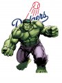 Los Angeles Dodgers Hulk iron on transfers