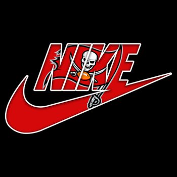 Tampa Bay Buccaneers nike logo decal sticker