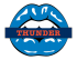 oklahoma city thunder script logo iron on transfers