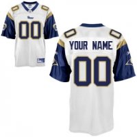 St. Louis Rams Custom Letter and Number Kits For White Jersey