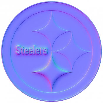 pittsburgh steelers 2002-pres primary colorful embossed logo decal sticker