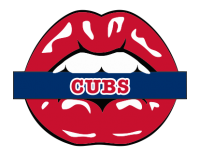 chicago cubs script logo iron on transfers