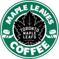 toronto maple leaves starbucks coffee logo iron on transfer