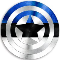 CAPTAIN AMERICA ESTONIA iron on transfer