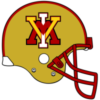 0-Pres VMI Keydets Helmet Logo Iron-on Stickers (Heat Transfers)