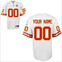 Kansas City Chiefs Custom Letter and Number Kits For White Jersey