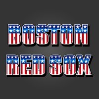 Boston Red Sox American Captain Logo decal sticker