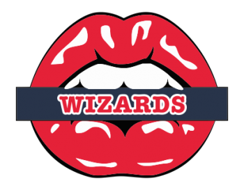 washington wizards script logo iron on transfers