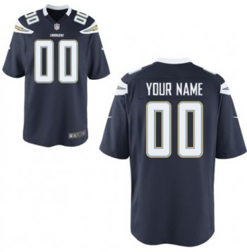 San Diego Chargers Custom Letter and Number Kits For New Team Color Jersey