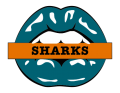 san jose sharks script logo iron on transfers