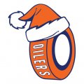 Edmonton Oilers Hockey ball Christmas hat decal sticker