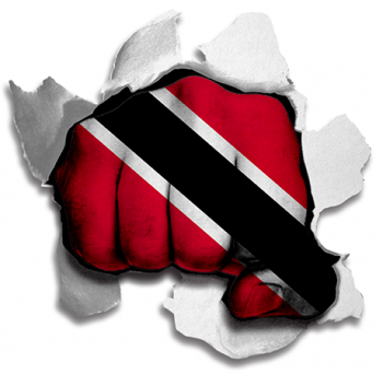 hulk TRINIDAD AND TOBAGO Flag iron on transfer