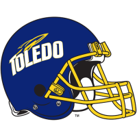 1997-Pres Toledo Rockets Helmet Logo Decals Stickers