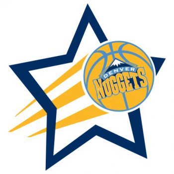 Denver Nuggets Basketball Goal Star decal sticker