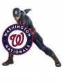 Washington Nationals Captain America iron on transfers