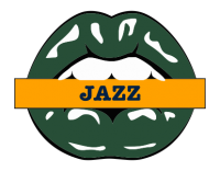 utah jazz script logo iron on transfers