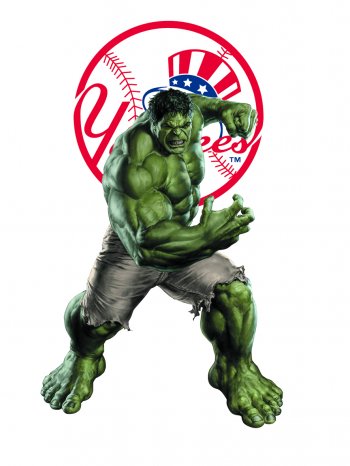 New York Yankees Hulk iron on transfers