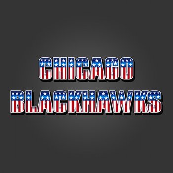 Chicago Blackhawks American Captain Logo decal sticker