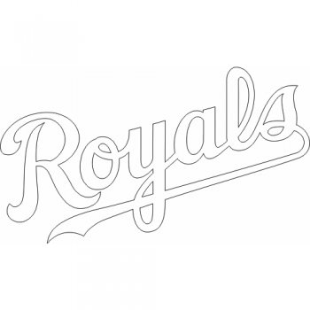 Kansas City Royals Script Logo  Iron-on Stickers (Heat Transfers) version 3