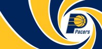 007 Indiana Pacers logo decal sticker