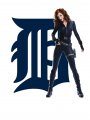 Detroit Tigers Black Widow iron on transfers