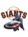 San Francisco Giants Captain America iron on transfers