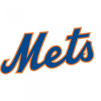 New York Mets Script Logo  Decals Stickers