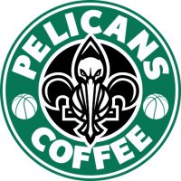 Product image/new orleans pelicans starbucks coffee logo decal sticker