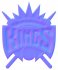 sacramento kings 1995-pres primary colorful embossed logo iron on transfer