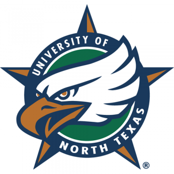 North Texas Mean Green 1995-2004 Secondary Logo Decals Stickers