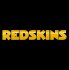 washington redskins crystal logo decal sticker