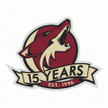 Phoenix Coyotes 2011 12 Anniversary Logo Iron-on Stickers (Heat Transfers)