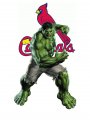 St. Louis Cardinals Hulk iron on transfers