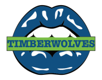 minnesota timberwolves script logo iron on transfers