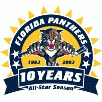 Florida Panthers Anniversary Logo  Decals Stickers