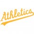 Oakland Athletics Script Logo  Iron-on Stickers (Heat Transfers)