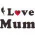 Basketball Iron-on Stickers (Heat Transfers) for Mother's Day