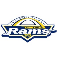 St. Louis Rams Anniversary Logo  Decals Stickers