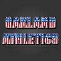 Oakland Athletics American Captain Logo decal sticker