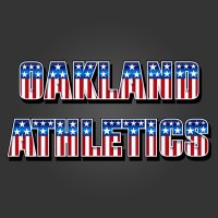 Oakland Athletics American Captain Logo decal sticker