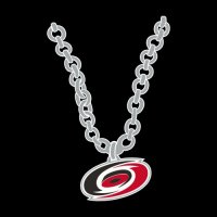 Carolina Hurricanes necklace logo iron on transfer