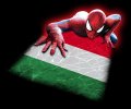 Spiderman ITALY Flag decal sticker