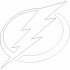 Tampa Bay Lightning Alternate Logo  Iron-on Stickers (Heat Transfers)